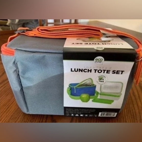 eco one Other New Eco One Lunch Tote Bag 4 Piece Set Insulated